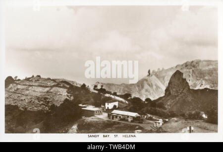 Sandy Bay, Sainte-Hélène, Ascension et Tristan da Cunha Banque D'Images