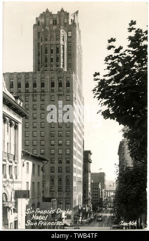 Hotel Sir Francis Drake, San Francisco, Californie, Etats-Unis Banque D'Images