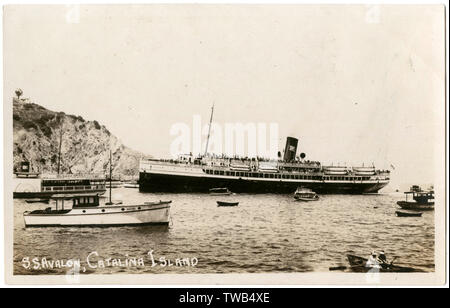 SS Avalon, île de Santa Catalina, Californie, États-Unis Banque D'Images