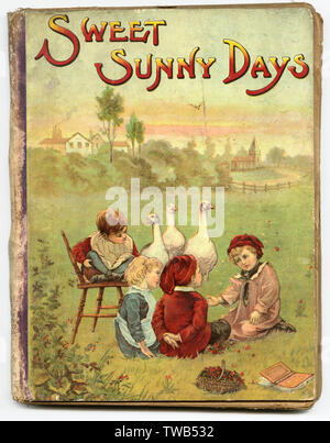 Couverture, Sweet Sunny Days, Livre photo Banque D'Images