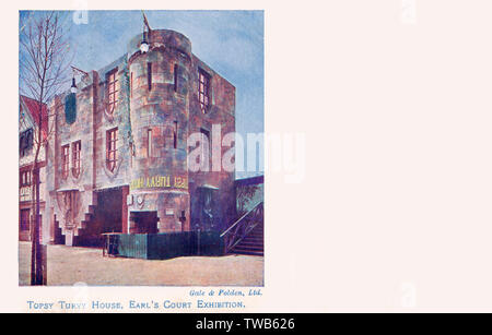Earl's court exposition de 1902 - la maison Topsy Turvy
