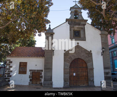 Las Palmas, Gran Canaria, Espagne - 31 Décembre, 2017. Du baroque tardif petite ermita San Telmo chapelle, dédiée aux marins et pêcheurs Banque D'Images