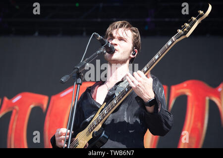 Florence , 15 juin 2009. Le framework Struts effectue @ FIrenze Rocks 2019, Ippodromo del visarno , Firenze, Italie. Copyright Davide Merli | Alamy Banque D'Images