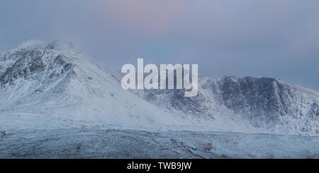 Montagnes Cuillin de Glen cassante, Isle of Skye Banque D'Images