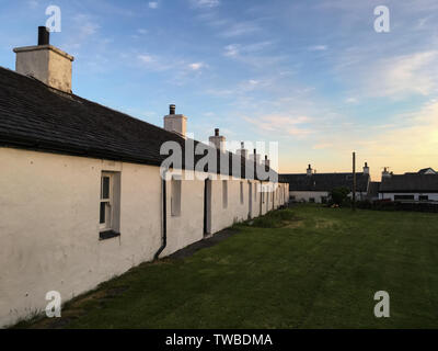 Easdale Island, en Écosse, en été. Banque D'Images