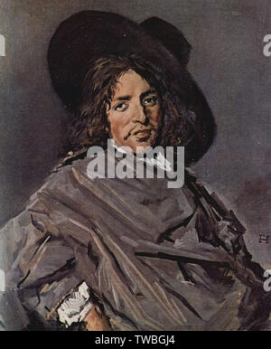 Franz Hals - Portrait d'un homme inconnu 1663 Banque D'Images