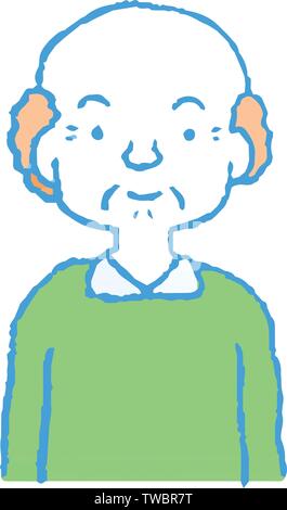 C'est un exemple d'Illustration d'hommes d'âges divers. Illustration de Vecteur