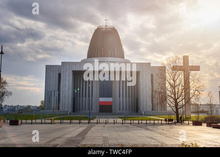 Varsovie, Pologne - le 13 novembre 2018:Temple de la Providence Divine ou Swiatynia Opatrznosci Bozej, église catholique romaine à Varsovie Banque D'Images