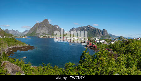 Reine, îles Lofoten, Norvège Banque D'Images