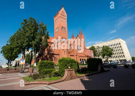 Église de Sts. Simon & Helena, Minsk, Biélorussie. Banque D'Images