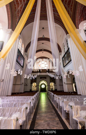 Église de Sts. Simon & Helena, Minsk, Biélorussie. Banque D'Images