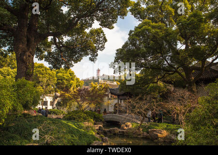 De beaux paysages de Wuxi garden Banque D'Images