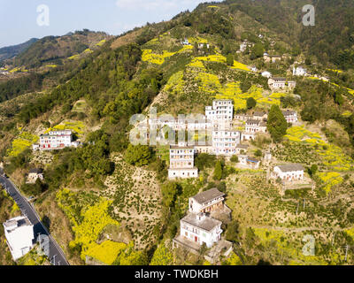 Lianshan Village, New Creek, Xingxi, Xian County Banque D'Images