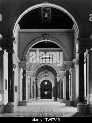 L'Italie, Lazio, Rome, couloir de bureaux de Montecitorio, 1920 Banque D'Images