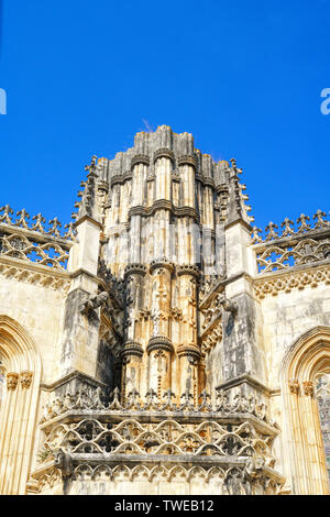 Monastère de Santa Maria da Vitoria ou da Batalha Monastery L'une des plus belles œuvres de l'architecture portugaise. L'un des plus importants monu Banque D'Images