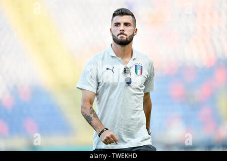 Bologne, Italie. 19 Juin, 2019. Patrick Cutrone de l'Italie au cours de l'UEFA EURO 2019 U-21 Championship match entre l'Italie U-21 et U-21 de la Pologne au Stadio Renato Dall'Ara, Bologne, Italie, le 19 juin 2019. Photo par Giuseppe maffia. Credit : UK Sports Photos Ltd/Alamy Live News Banque D'Images