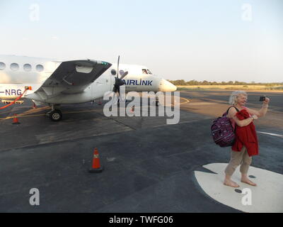 Phalabora aéroport, Afrique du Sud Banque D'Images