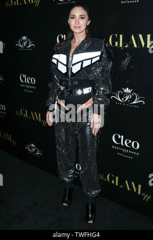 Hollywood, États-Unis. 19 Juin, 2019. HOLLYWOOD, LOS ANGELES, CALIFORNIE, USA - Le 19 juin : Megan Pormer arrive à l'App Glam Los Angeles Fête de lancement tenue à Cleo Hollywood le 19 juin 2019 à Hollywood, Los Angeles, Californie, États-Unis. (Photo par Xavier Collin/Image Crédit : Agence de Presse) L'agence de presse Image/Alamy Live News Banque D'Images