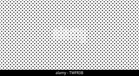 Motif transparent vecteur de points noirs sur un fond blanc Illustration de Vecteur