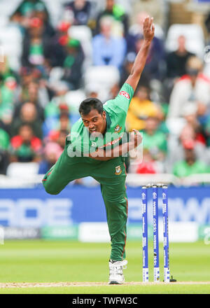 Pont Trent, Nottingham, Royaume-Uni. 20 Juin, 2019. Coupe du Monde de Cricket ICC, l'Australie par rapport au Bangladesh ; Rubel Hossain Bangladesh Crédit de bowling : Action Plus Sport/Alamy Live News Banque D'Images