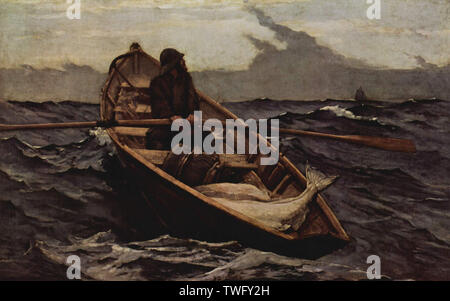 Winslow Homer - Nebelwarnung 1885 Avertissement de brouillard Banque D'Images