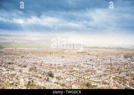 Ville de Stirling, Écosse - panorama photo urbain