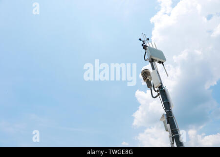 Détecteur météorologique , météo station météo pour l'arrière plan. Banque D'Images
