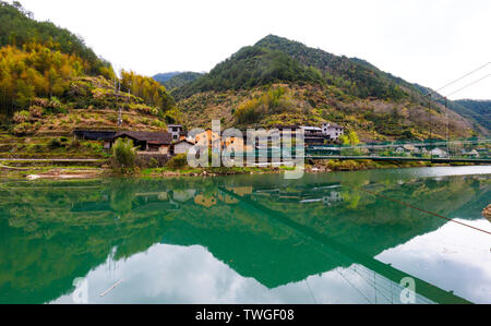 Lishui ancien village Banque D'Images