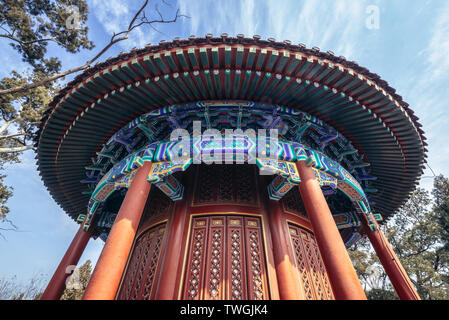 Zhoushang au Pavillon du Parc Jingshan à Beijing, Chine Banque D'Images