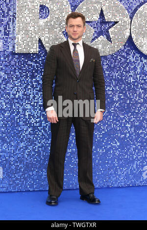 L'UK Premiere de 'Rocketman' qui s'est tenue à l'Odéon - Luxe et comprennent des arrivées : Taron Egerton Où : London, Royaume-Uni Quand : 20 mai 2019 Credit : Mario Mitsis/WENN.com Banque D'Images