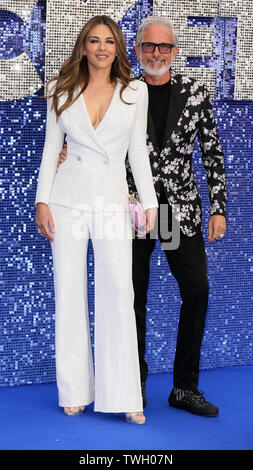 L'UK Premiere de 'Rocketman' qui s'est tenue à l'odéon Luxe - Arrivées avec : Elizabeth Hurley où : London, Royaume-Uni Quand : 20 mai 2019 Credit : Mario Mitsis/WENN.com Banque D'Images