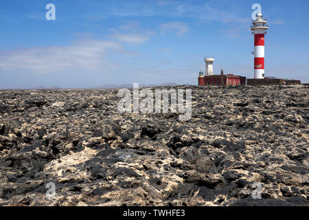 Phare Tostón, El Cotillo, Fuerteventura Banque D'Images