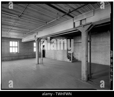 Deuxième étage d'un entrepôt. Vue DE NORD-OUEST. - Bâtiments commerciaux et industriels, l'entrepôt de la compagnie de papier de Dubuque, Iowa Street 280, Dubuque, Dubuque, IA Comté Banque D'Images
