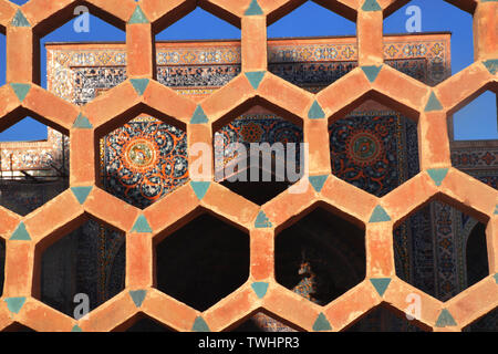 La vie et l'architecture de Samarkand, une ancienne ville de la route de la soie Banque D'Images