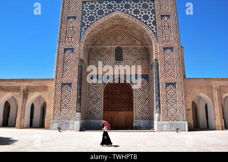 La vie et l'architecture de Samarkand, une ancienne ville de la route de la soie Banque D'Images