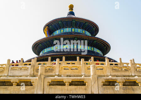 Le Temple du Ciel à Beijing Banque D'Images