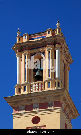 L'Espagne, Andalousie, Séville, San Bartolome, clocher de l'Église,