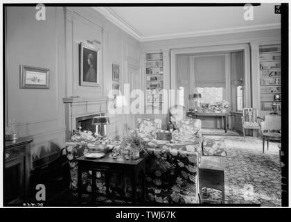 Septembre 1969 Salon, coin nord-est, PREMIER ÉTAGE - Robert P. Dodge House, 1534 vingt-huitième Street Northwest, Washington, District of Columbia, DC Banque D'Images