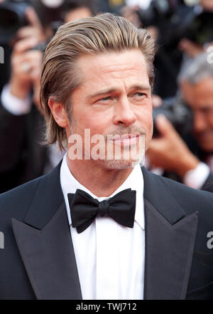 Brad Pitt à la IL ÉTAIT UNE FOIS... Projection de gala en Holywood au 72e Festival du Film de Cannes le mardi 21 mai 2019, Cannes, France. Crédit photo : Doreen Kennedy Banque D'Images