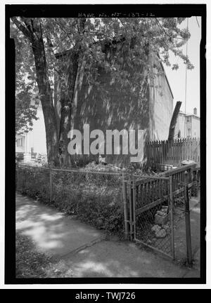 N° 1 de l'arbre à la Northwest - Delaware, Lackawanna and Western Railroad, au sud du tunnel de Bergen, Jersey City, comté de Hudson, NJ Banque D'Images