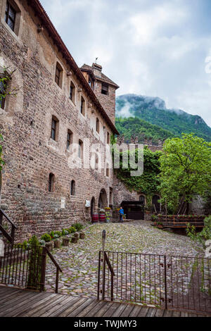 Runkelstein Castle dans la région de Bolzano Bozen, Italie Banque D'Images