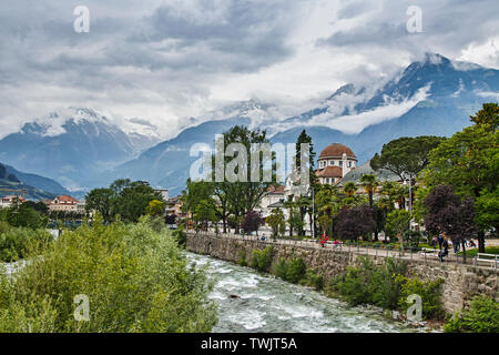 Merano merano paysage du Tyrol du sud, Italie Banque D'Images