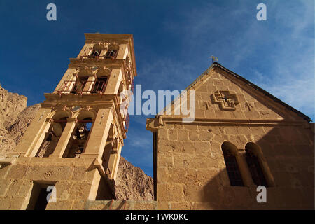 L'Egypte, le Sinaï, Saint (St) Catherine monastère. Le 6ème siècle basilica Banque D'Images
