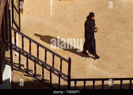 L'Egypte, le Sinaï, Saint (St) Catherine monastère. Les quartiers des moines Banque D'Images