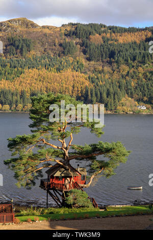 Le Loch Goil, Loch Lomond et les Trossachs National Park en Ecosse. Banque D'Images