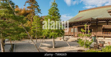 Bâtiment Ryuo-den (Hojo) au temple Kencho-ji, Kamakura, Kanagawa Japon Banque D'Images