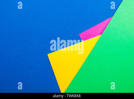 Abstract colorful background avec copyspace. Vue d'en haut. Banque D'Images