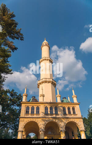 Minaret, Lednice, République Tchèque Banque D'Images