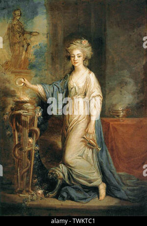 Angelica Kauffmann - Portrait Femme Vestal Virgin C 1775 Banque D'Images