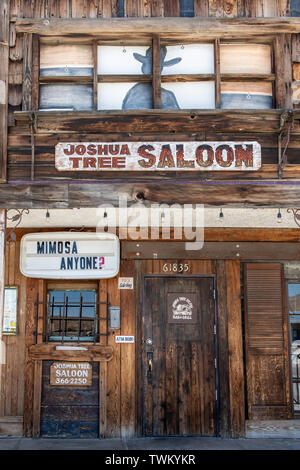 Joshua Tree Saloon à Yucca Valley, Californie Banque D'Images